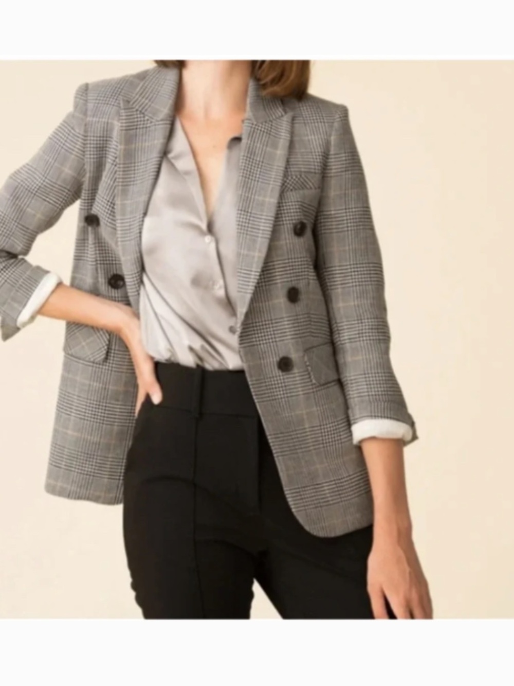 Veronica Beard Bexley Dickey Jacket in Navy Multi 16